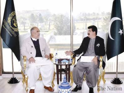 Asad Qaiser Meetup Sadiq Sanjrani