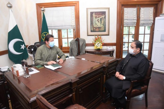 Imran Khan meetup Usman Buzdar