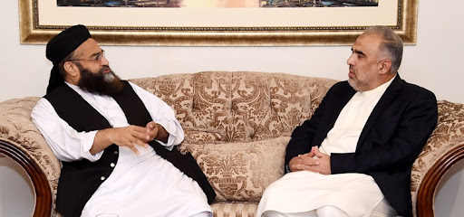 Tahir Asharfi with Asad Qaiser