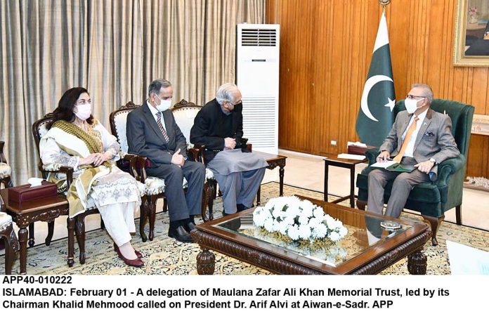 APP40-010222IPresident-Islamabad