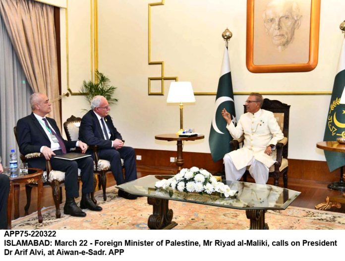 APP75-220322President-Islamabad